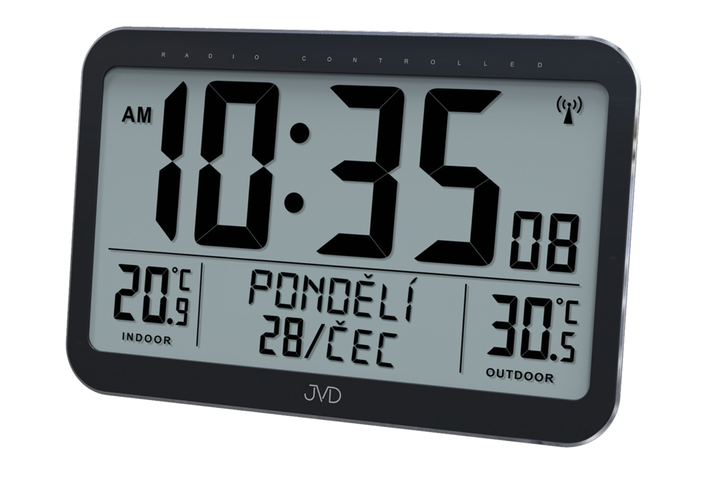 Rádiem řízené hodiny JVD RB9385
