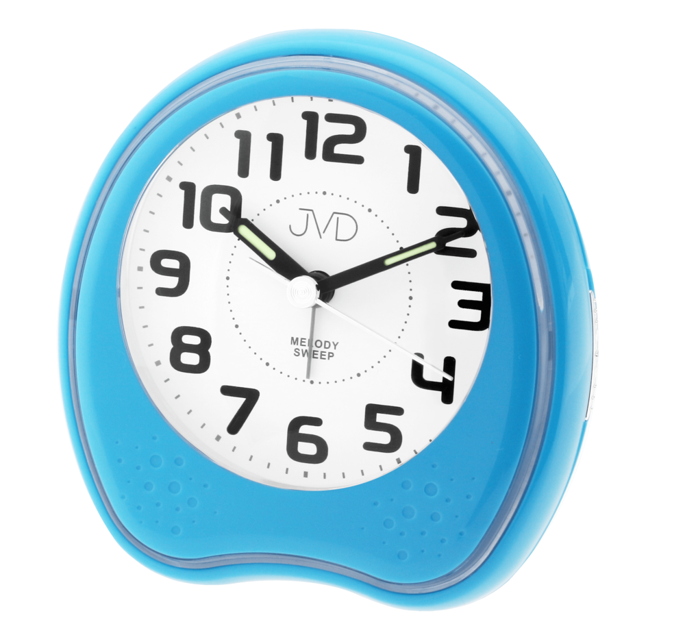 Budík Quartz JVD modrý SRP130.7