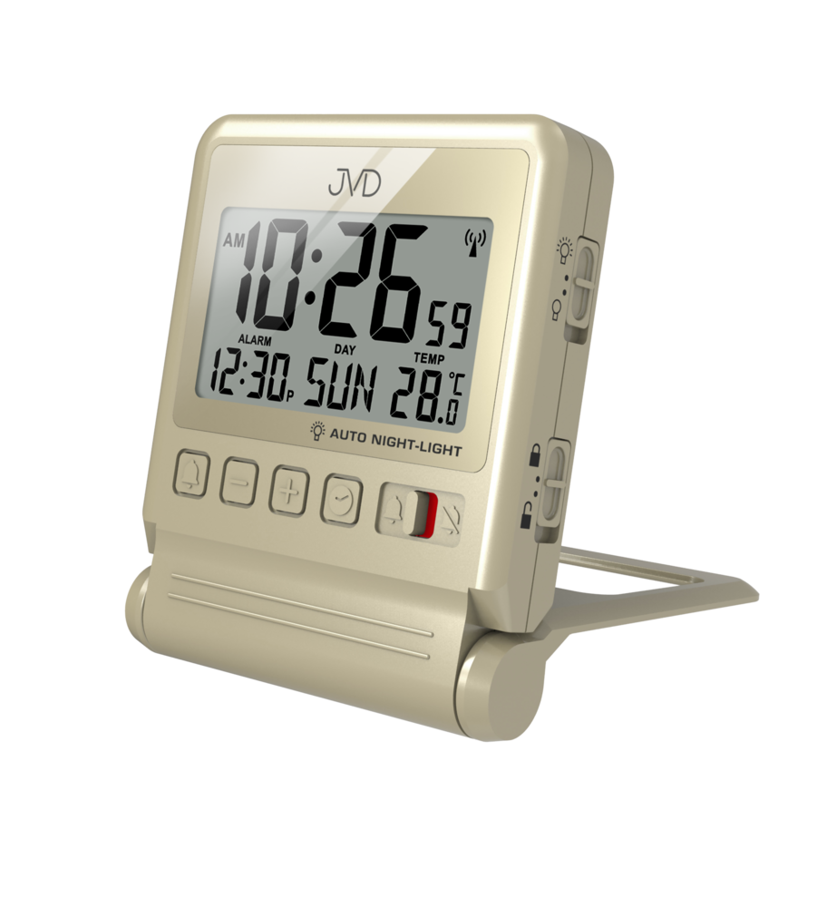Rádiem řízený cestovní budík JVD RB9391.3