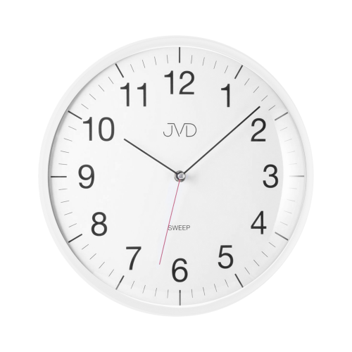 Hodiny JVD bílé HA16.5