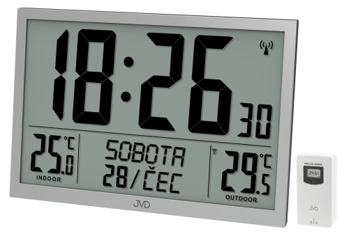 Rádiem řízené hodiny JVD RB9412.2