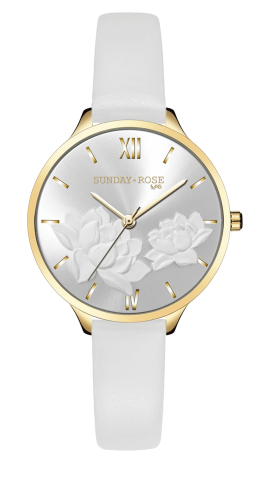 SUNDAY ROSE Fashion Pastel White SUN-F15