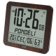 Rádiem řízené digitální hodiny s budíkem JVD hnědé DH9335.2