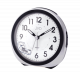 Budík Quartz JVD stříbrný SRP872.1
