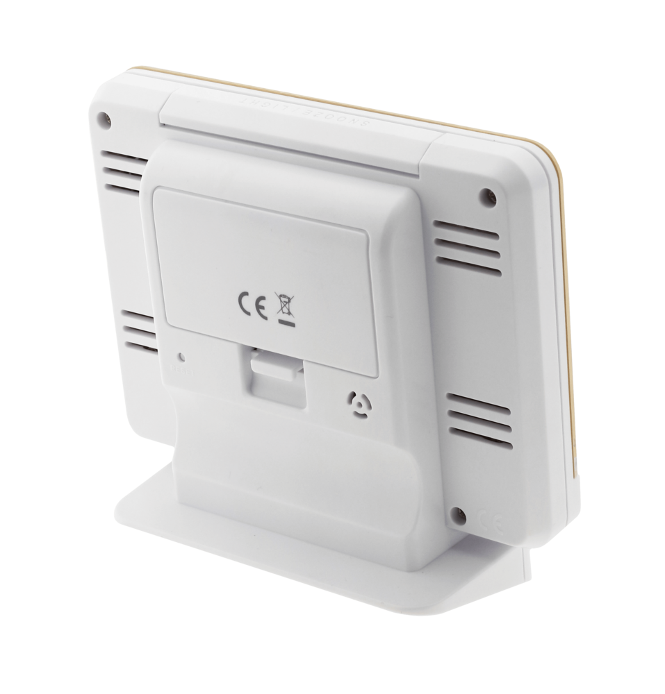 Rádiem řízený budík JVD bílý RB9242.1