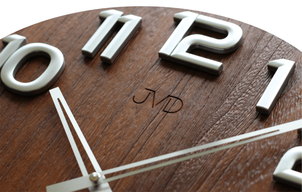 Nástěnné hodiny dřevěné JVD HT97.3