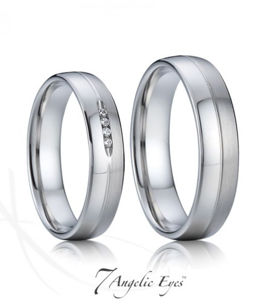 Snubní prsteny ocelové 011 Jack a Rose