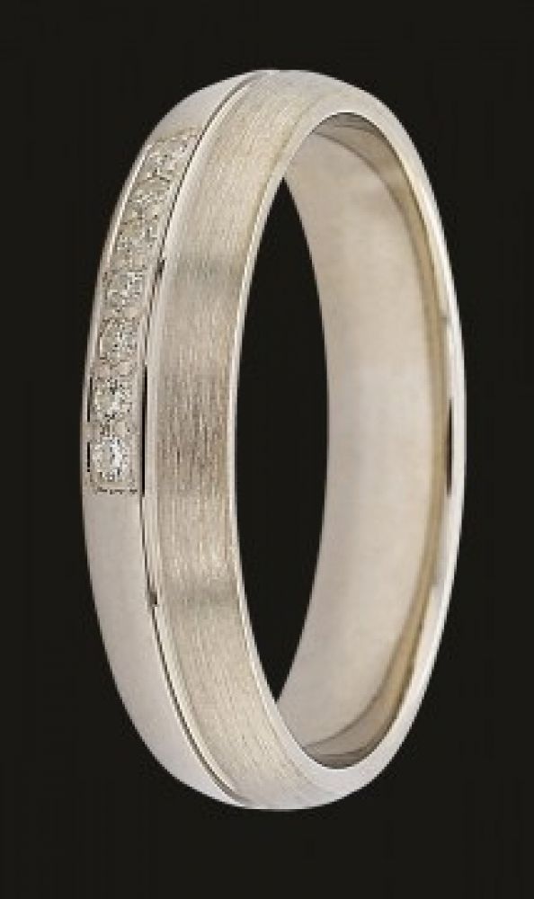 Stříbrné snubní prsteny ELS2003