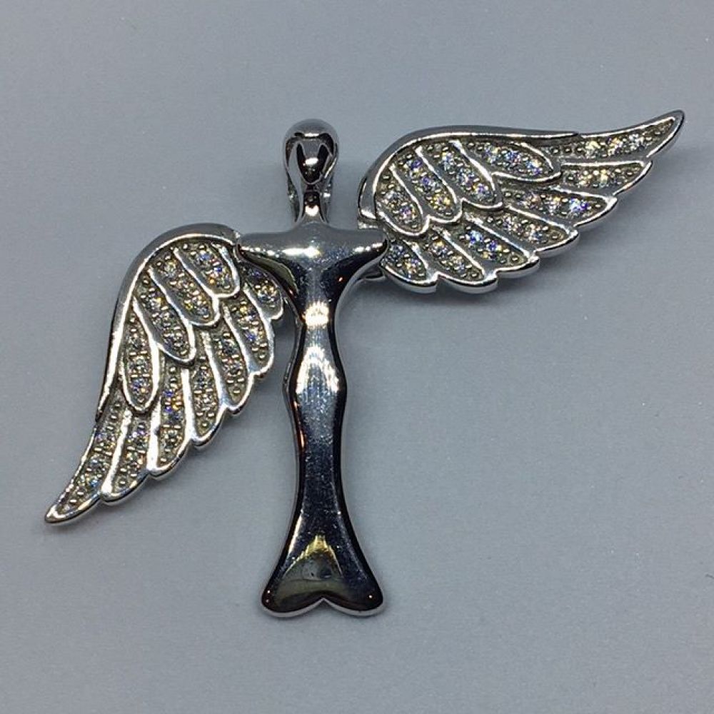 Stříbrný přívěšek anděl