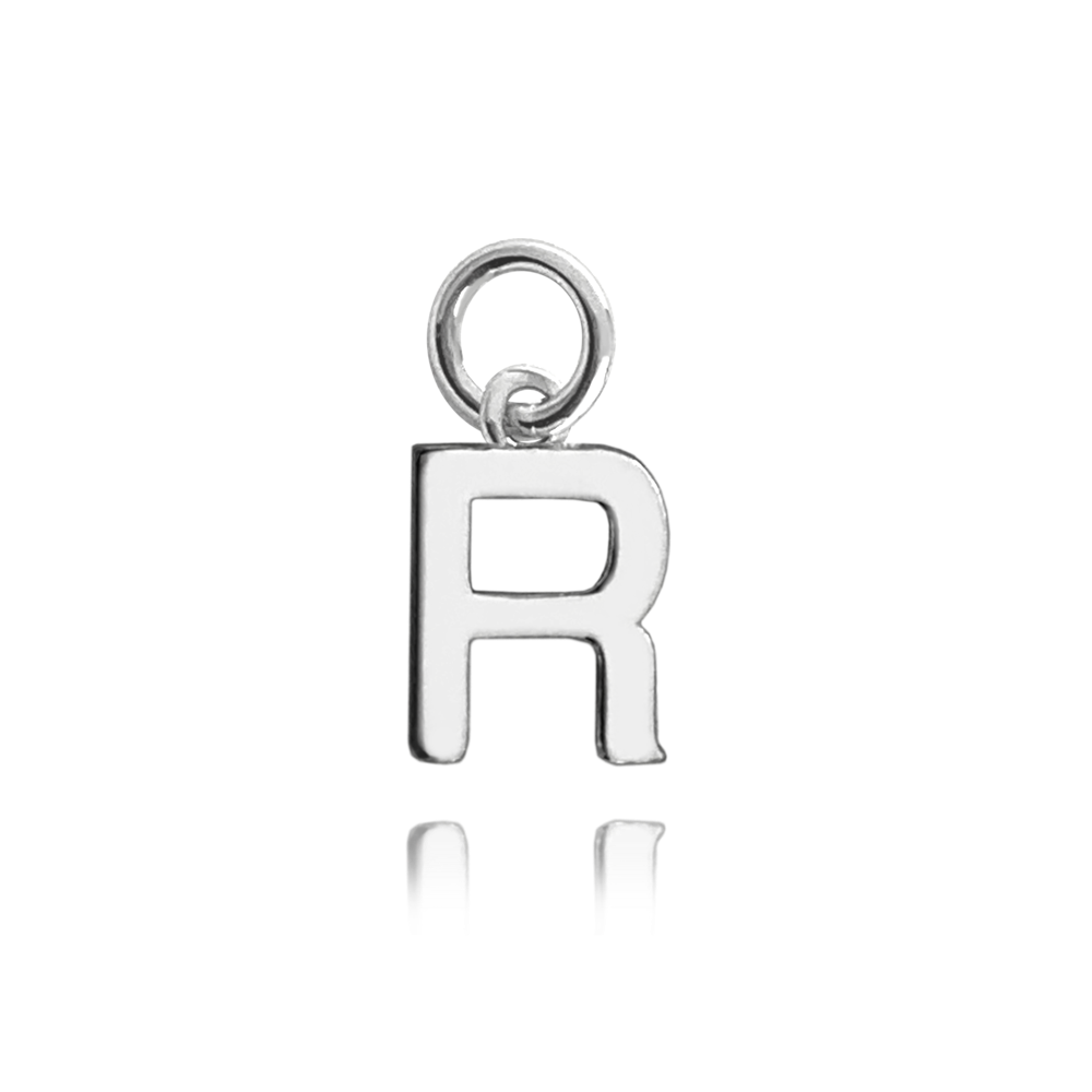MINET Stříbrný přívěs drobné písmeno "R"