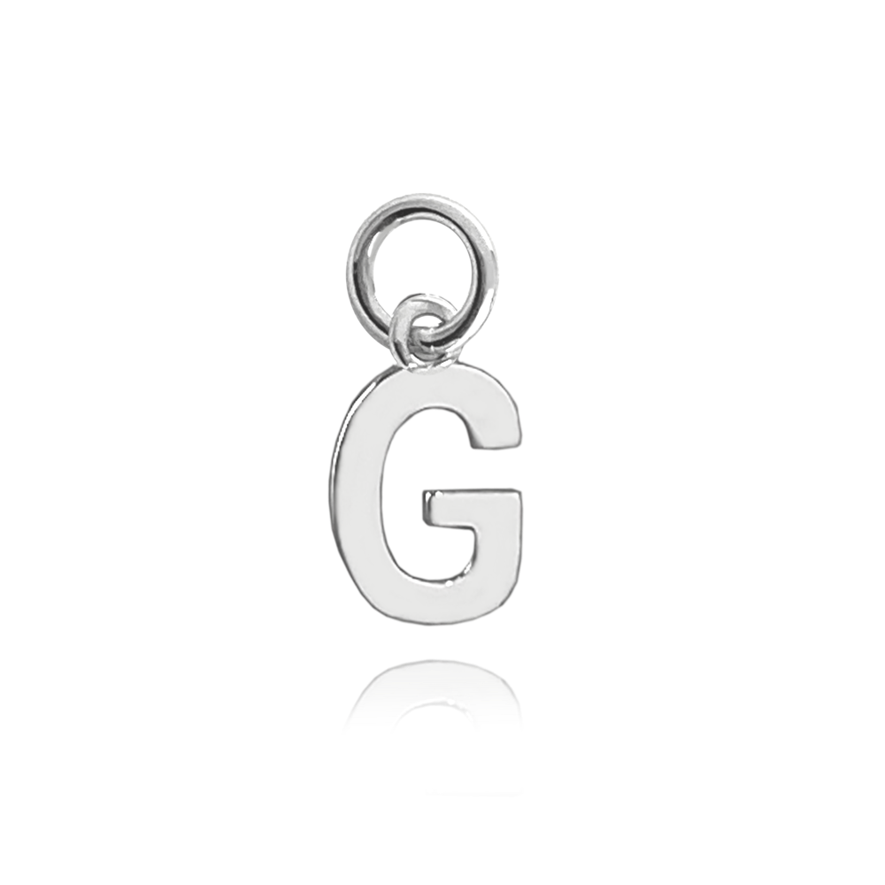 MINET Stříbrný přívěs drobné písmeno "G"