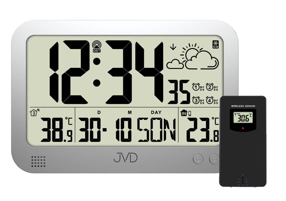 Rádiem řízené hodiny JVD RB3565.2