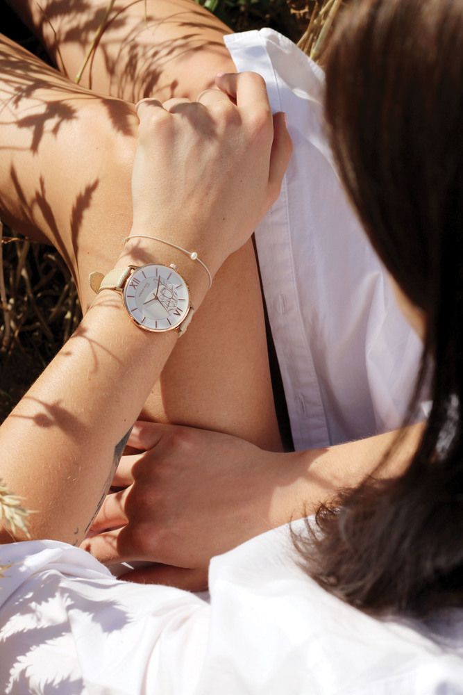 SUNDAY ROSE Fashion Tulip Leather