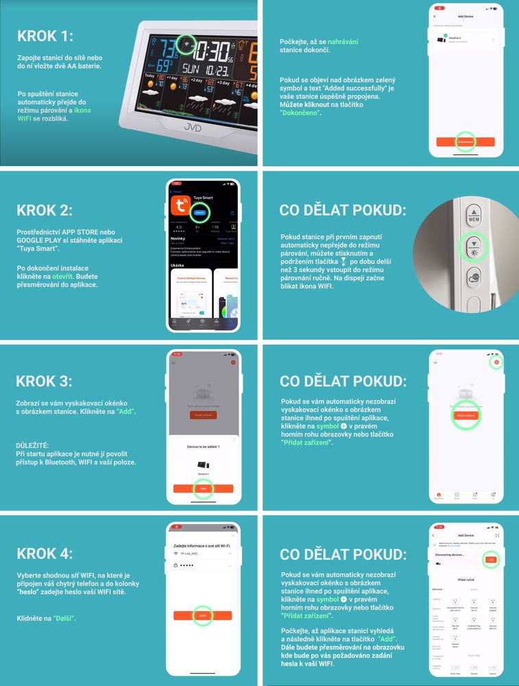 Rádiem řízená meteorologická stanice JVD RB3390.1