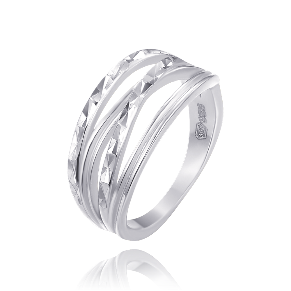 MINET Broušený stříbrný prsten vel. 64 