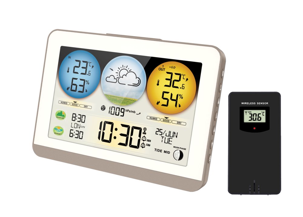 Rádiem řízená meteorologická stanice JVD RB3408