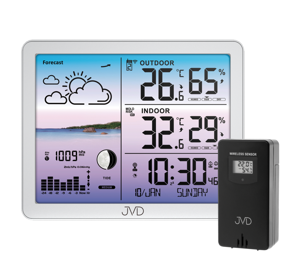 Rádiem řízená meteorologická stanice JVD RB3566.2