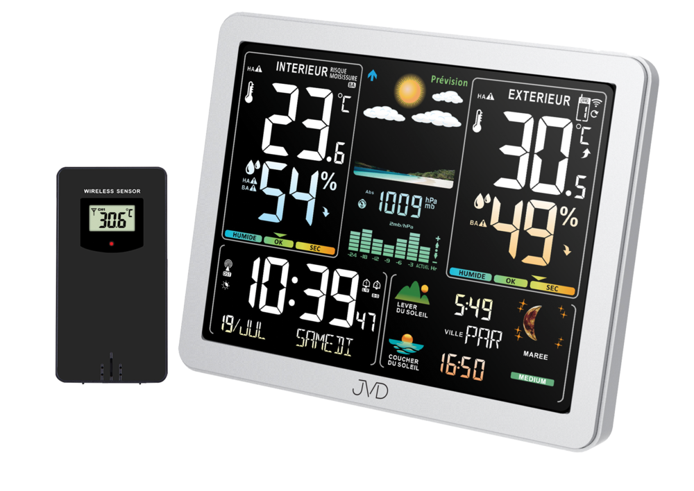 Rádiem řízená meteorologická stanice JVD RB3568