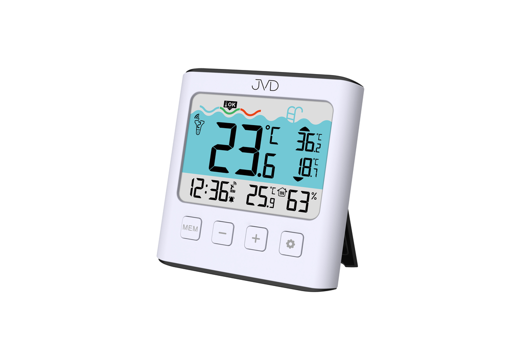 Teploměr s venkovním čidlem JVD T777