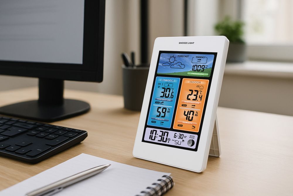 Rádiem řízená meteorologická stanice JVD RB3374