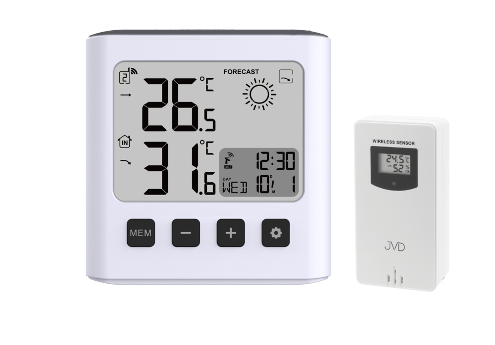 Rádiem řízený budík JVD RB777