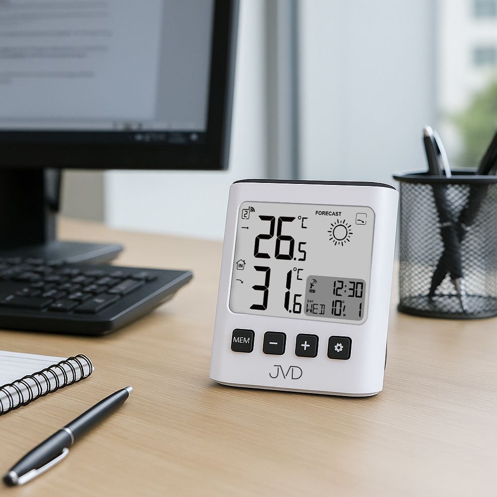 Rádiem řízený budík JVD RB777