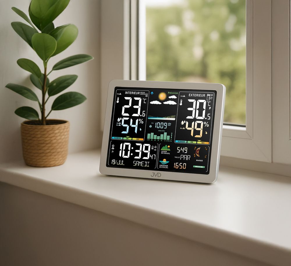 Rádiem řízená meteorologická stanice JVD RB3568