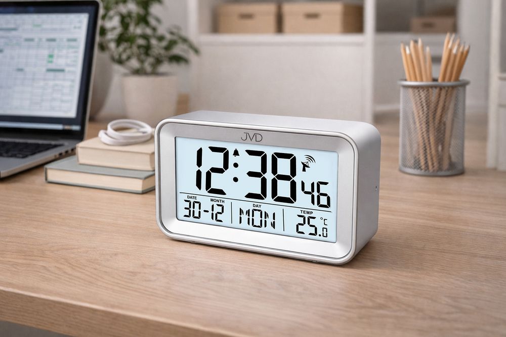 Rádiem řízený budik JVD RB3544.2