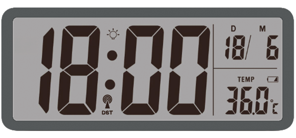 Digitální hodiny JVD DH8.2