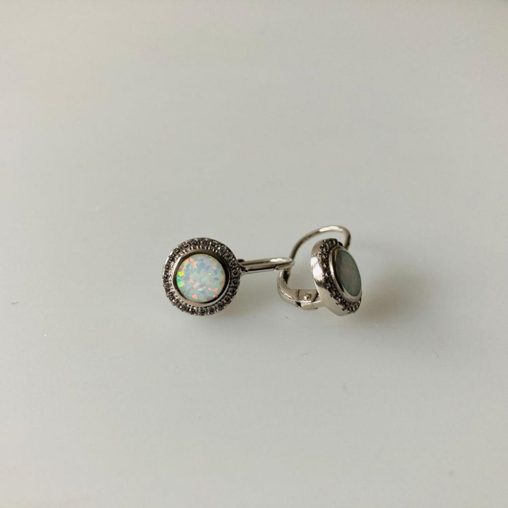 Náušnice s opálem MARVEL007