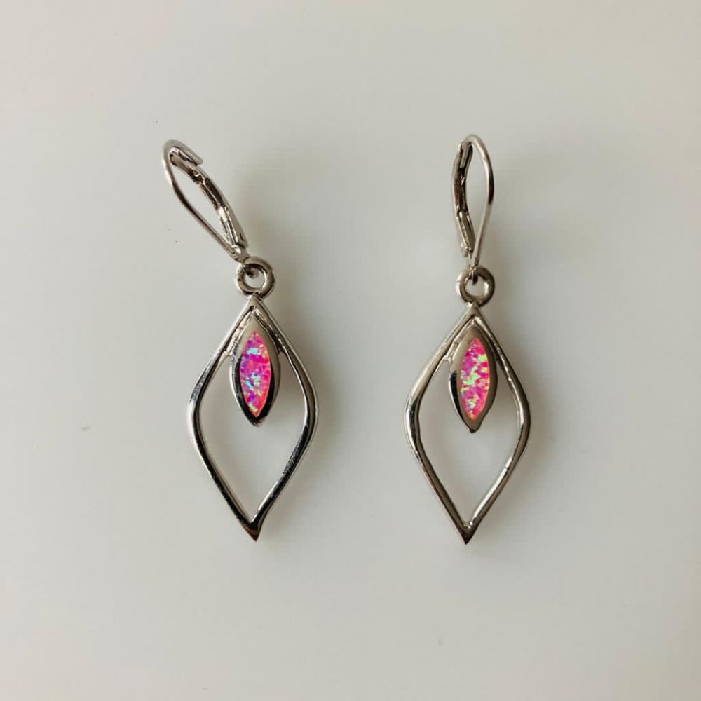 Náušnice s opálem MARVEL022