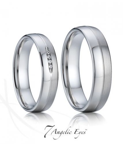 Snubní prsteny ocelové 011 Jack a Rose