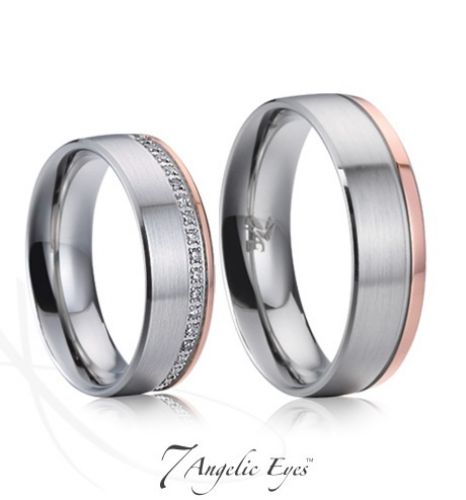 Snubní prsteny ocelové 024 Orfeus a Euridika