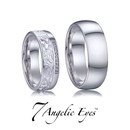 Stříbrné snubní prsteny 038 Harry a Meghan