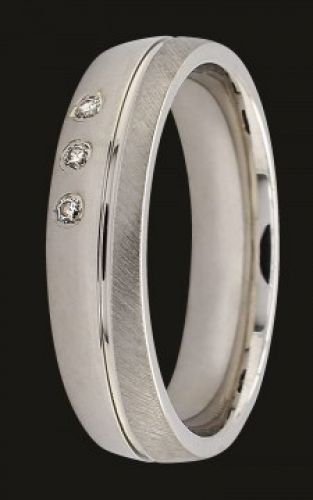 Stříbrné snubní prsteny ELS2005