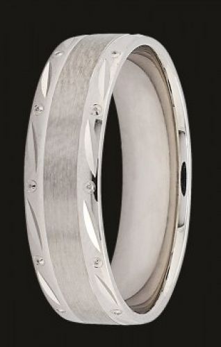 Stříbrné snubní prsteny B1298