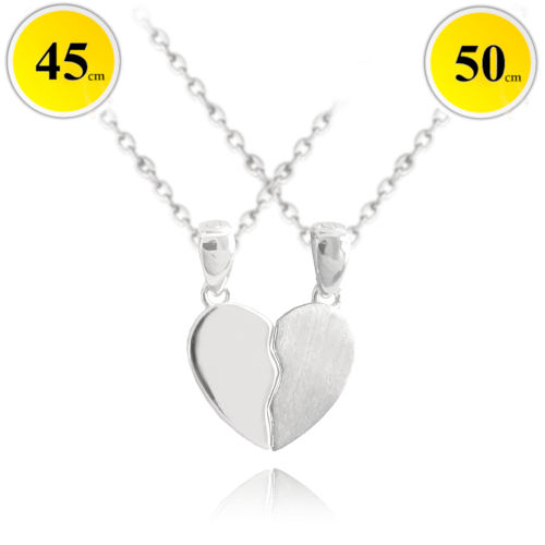 Stříbrné náhrdelníky MINET FOREVER LOVE