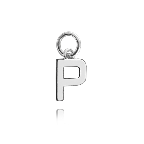 MINET Stříbrný přívěs drobné písmeno "P"