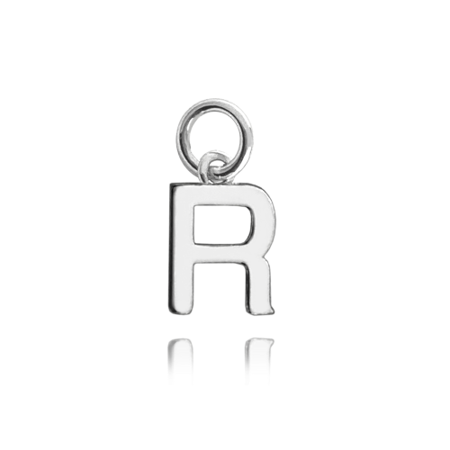 MINET Stříbrný přívěs drobné písmeno "R"
