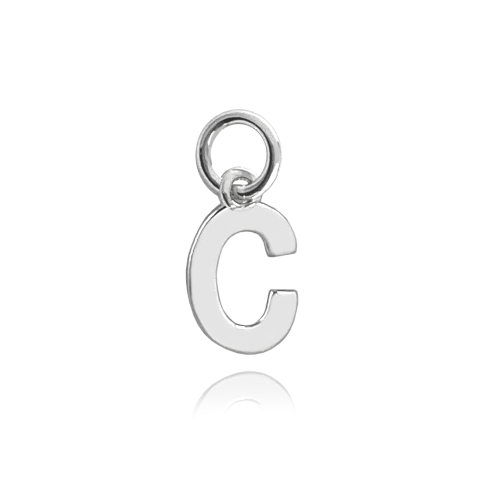 MINET Stříbrný přívěs drobné písmeno "C"