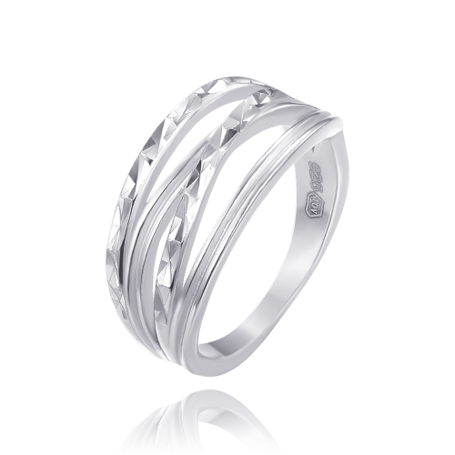 MINET Broušený stříbrný prsten vel. 64 