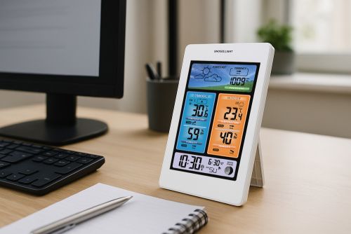 Rádiem řízená meteorologická stanice JVD RB3374