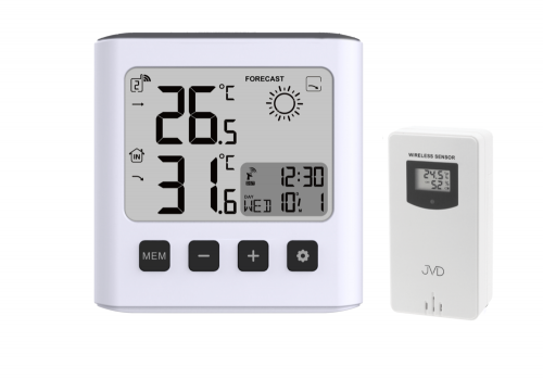 Rádiem řízený budík JVD RB777