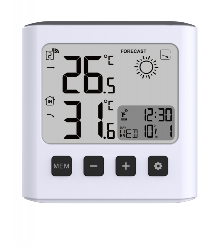 Rádiem řízený budík JVD RB777