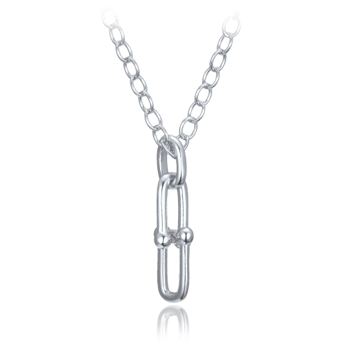 MINET Moderní stříbrný náhrdelník