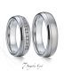 Snubní prsteny ocelové 001 - Romeo a Julie