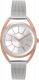 Stříbrno-růžové dámské hodinky MINET ICON SEMI ROSE GOLD MESH