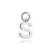 MINET Stříbrný přívěs drobné písmeno "S"