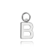 MINET Stříbrný přívěs drobné písmeno "B"