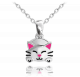 MINET X CLOCKODILE Dětský stříbrný náhrdelník KOČIČKA